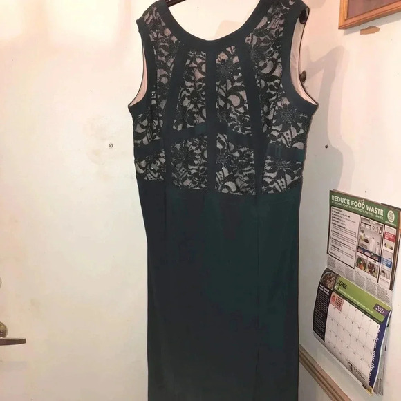 New Noir Green Lace Dress Plus Size 22 - Picture 1 of 5
